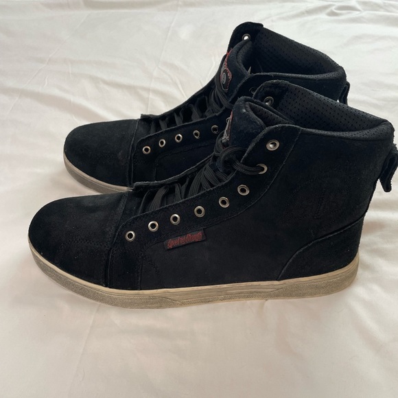 Speed & Strength Other - Speed & Strength Black Nine Moto Motorcycle Shoes Suede Hightop Men's 11